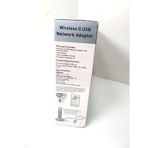 Belkin Wireless G USB Network Adapter Sealed New - Picture 2 of 4